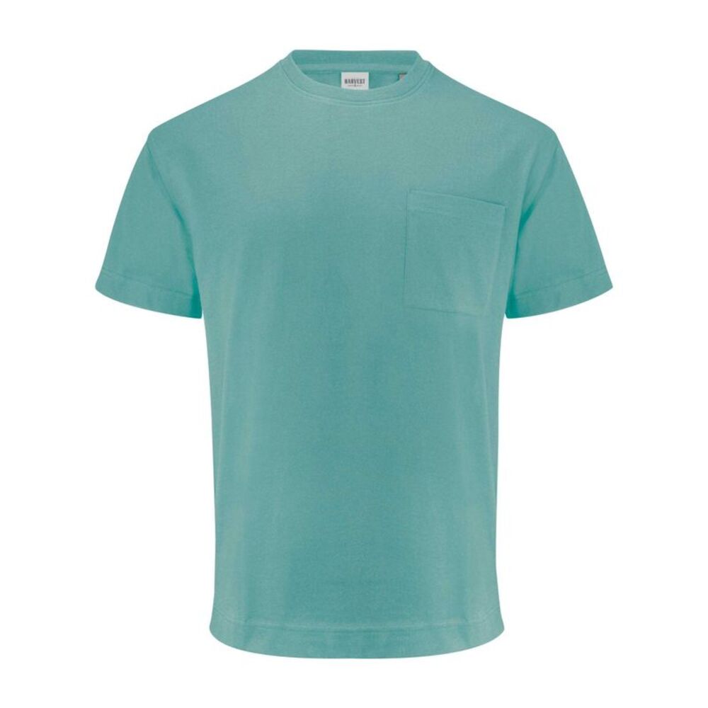 James Harvest Unisex Adult Devons Pocket T-Shirt / Aloe Green